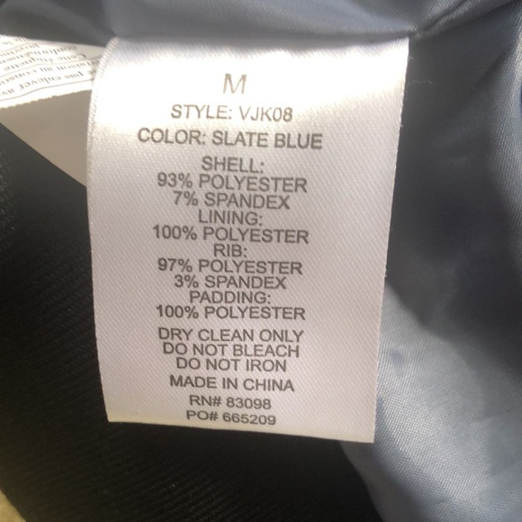 Beautiful like new velour puffer jacket Ci Sono Md - Picture 5 of 6